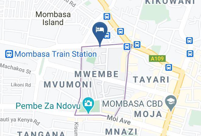 Mombasa - Masters Hotel Hamag Maps