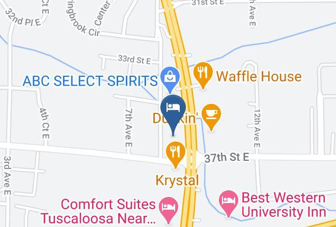 Tuscaloosa - Masters Inn Tuscaloosa Maps