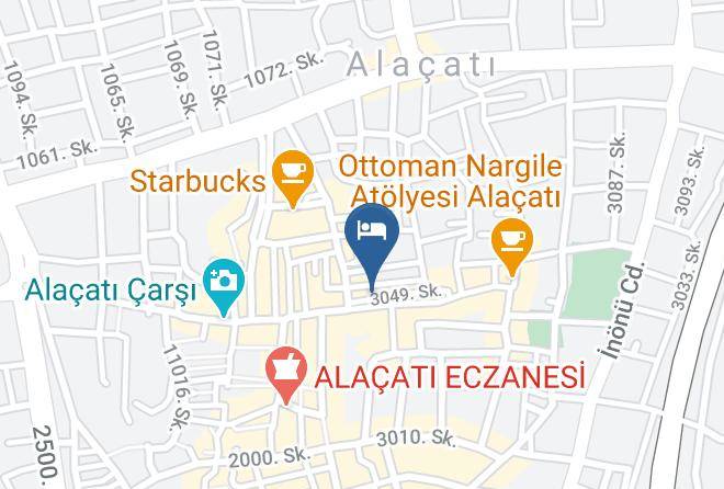 Cesme - Mastika Koyici Otel Maps
