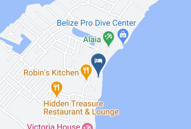 Belize - Mata Rocks Beachfront Hotel Maps