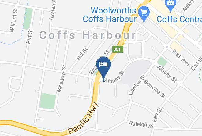 Coffs Harbour - Matador Motor Inn Maps