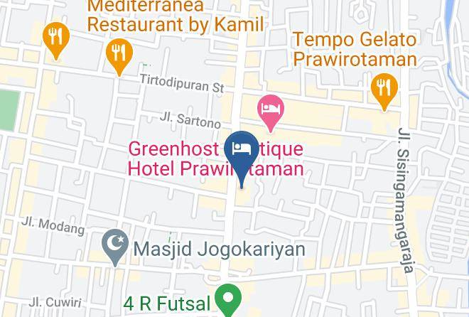 Kota Yogyakarta - Matahari Hotel Maps