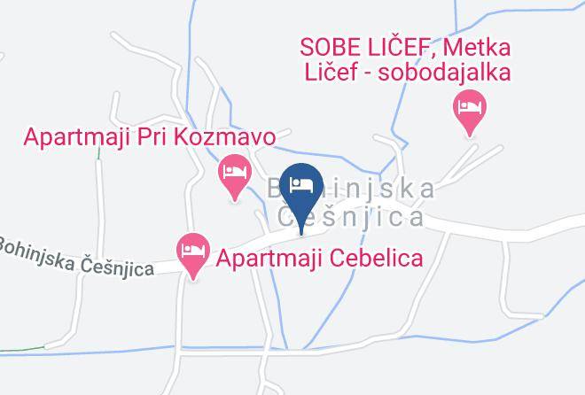 Bohinjska Bistrica - Matej Korosec Sobodajalec Maps