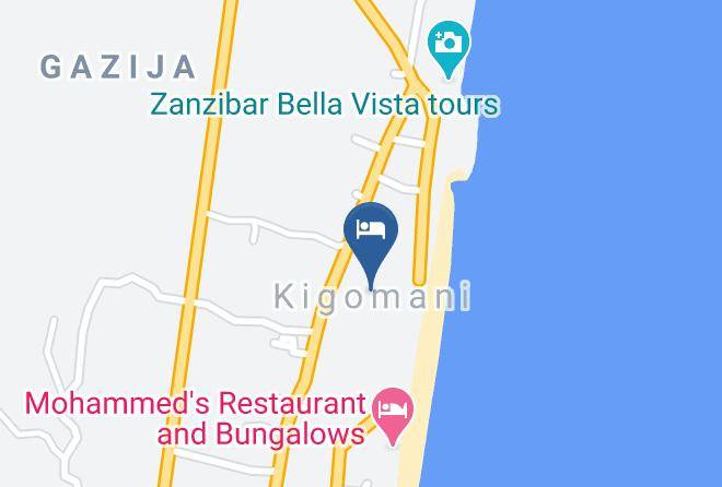 Zansibar North Central - Matemwe Green Hotel Maps