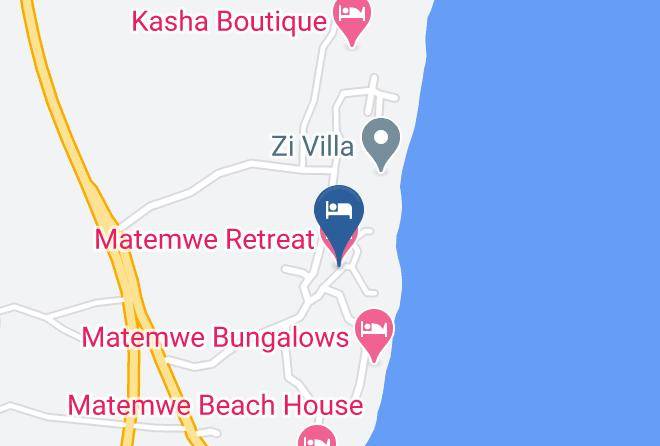 Zansibar North Central - Matemwe Retreat Maps