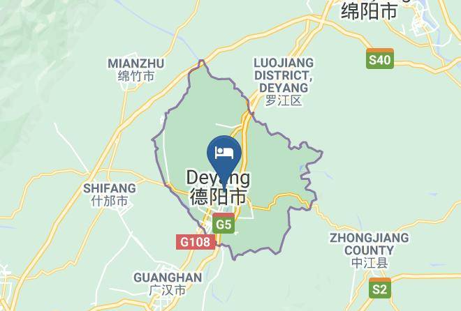 Deyang - Materials Hotel Maps