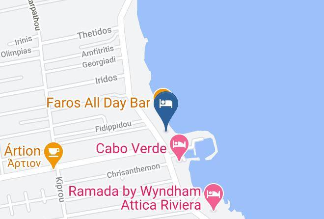 East Attica - Mati Hotel Maps