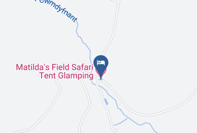 Powys - Matilda's Field Safari Tent Glamping Maps