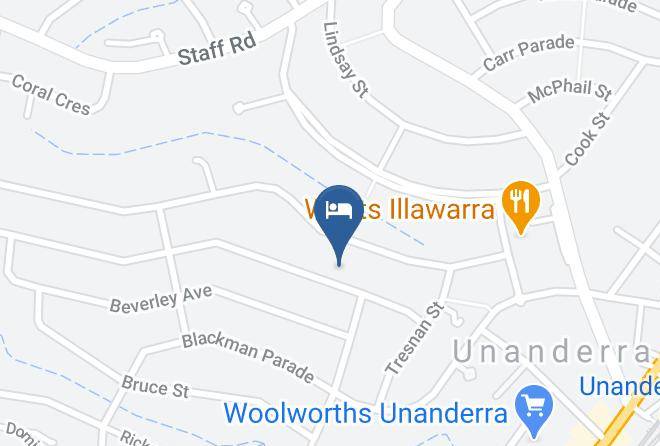 Wollongong - Matildas Air B & B Maps