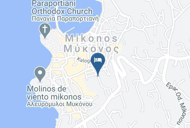 Mykonos - Matina Hotel Maps