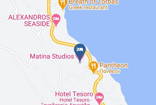 Levkas - Matina Studios Maps