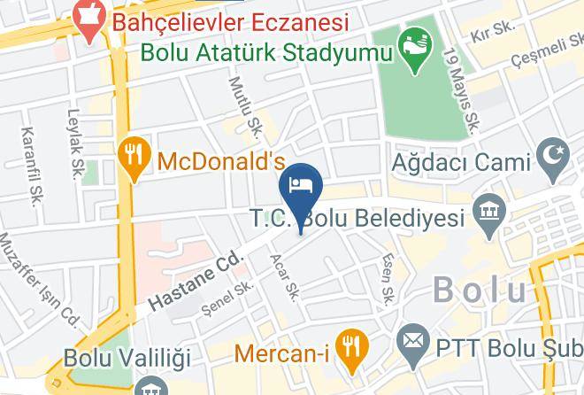 Bolu Tabaklar - Matislar Konagi Butik Otel Maps