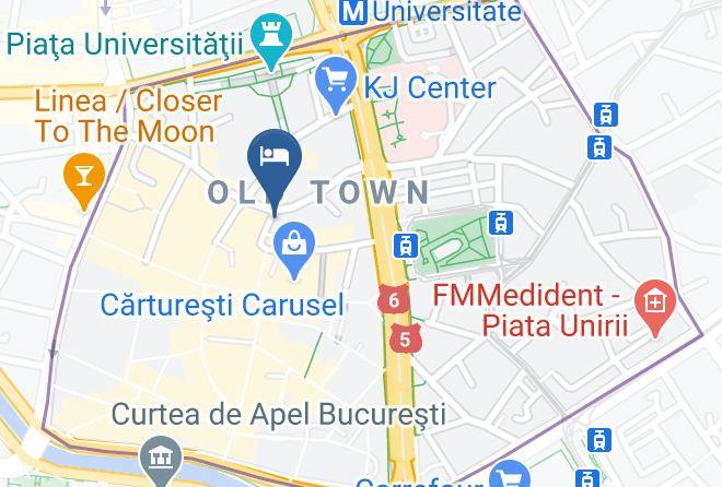 Matisse Bucharest Old Town Map