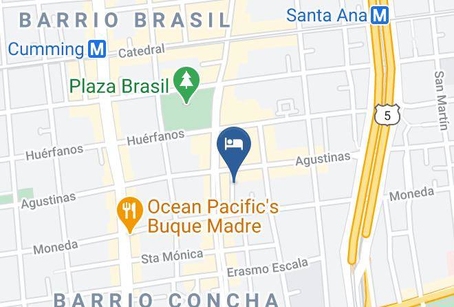Santiago - Matiz Hotel Maps