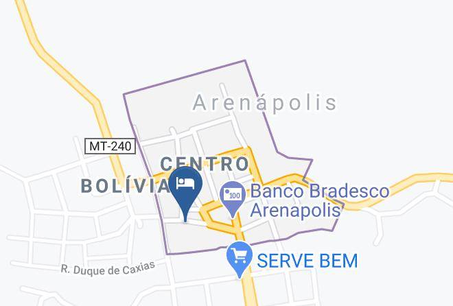 Mato Grosso Hotel Map