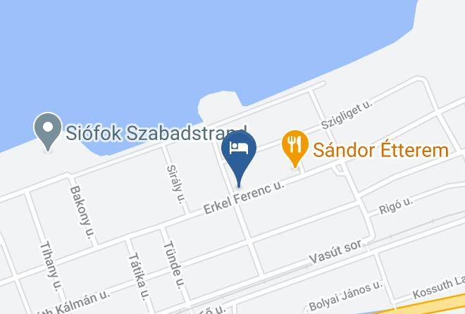 Siofok - Matroz Udulohaz Maps