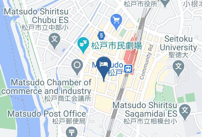 Matsudo City - Matsudo Grand Hotel Maps
