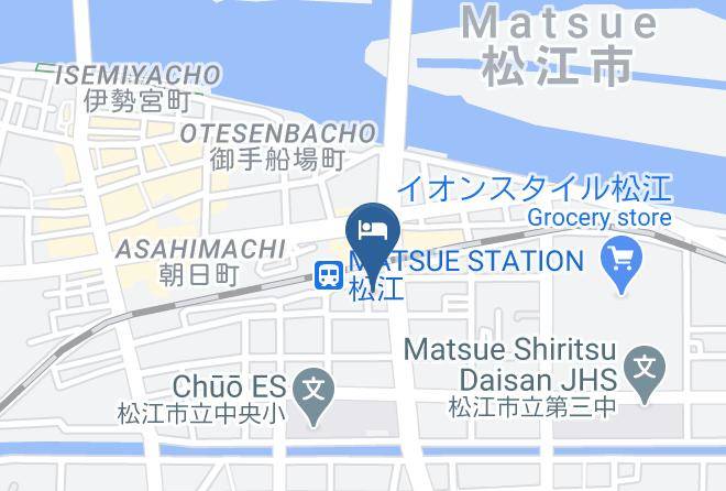 Matsue City - Matsue Ekimae Universal Hotel Maps