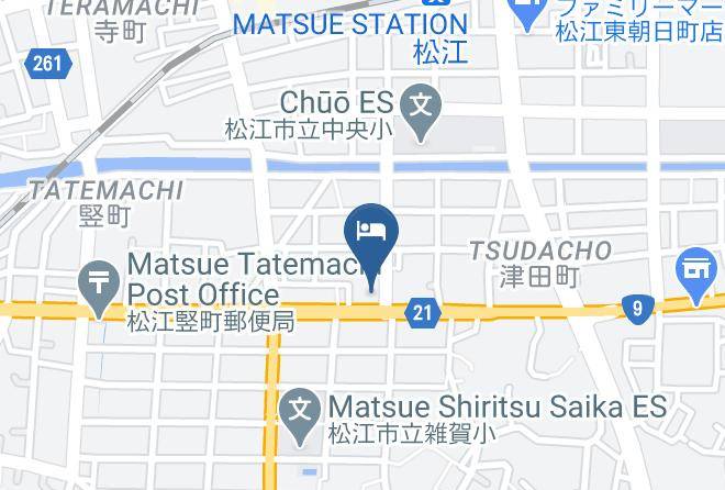 Matsue City - Matsue Urban Hotel Lake Inn Maps
