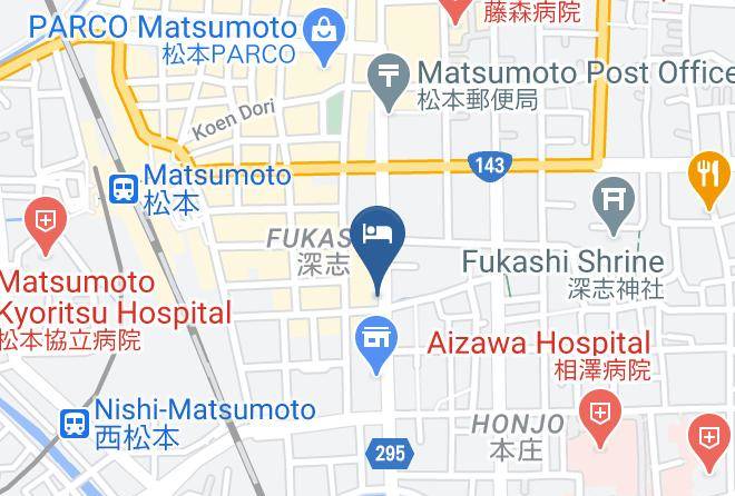 Matsumoto City - Hotel Matsumoto Hills Maps
