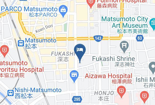 Matsumoto City - Matsumoto Tourist Hotel Maps