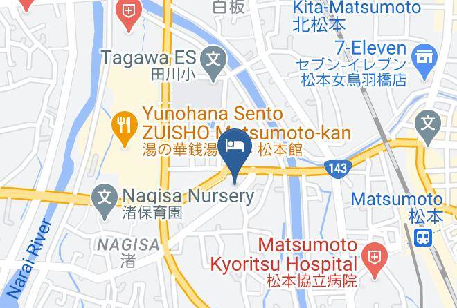 Matsumoto Wellton Hotel Map