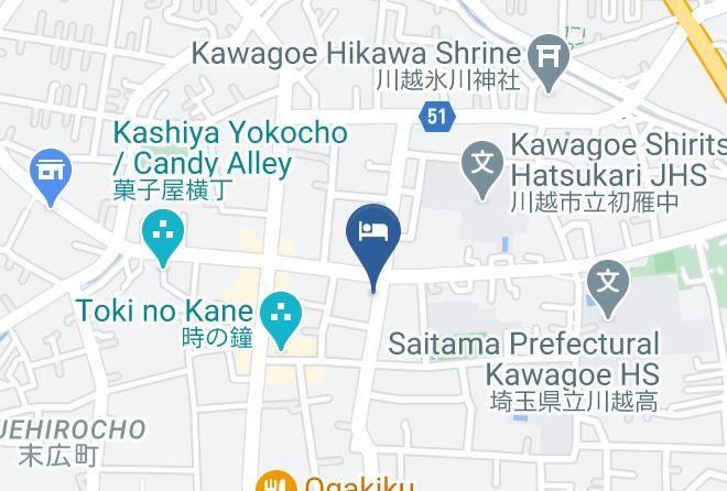 Kawagoe City - Matsumuraya Maps