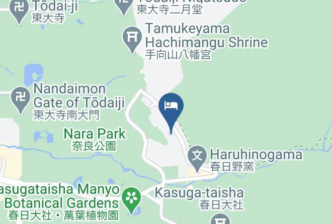 Nara City - Matsunoya Ryokan Maps