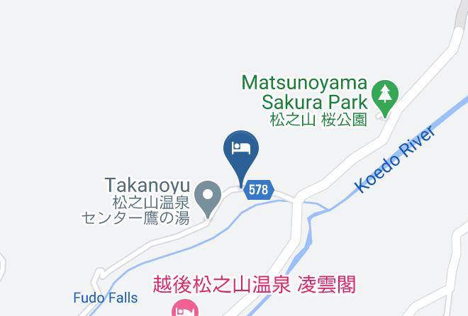 Tokamachi City - Matsunoyama Of Hot Spring Mountain Forest Hotels Fukuzumi Maps