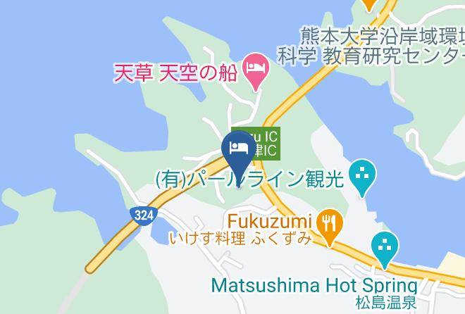 Kamiamakusa City - Matsushima Tourist Hotel Misakitei Maps