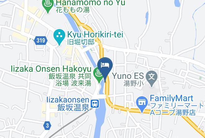 Fukushima City - Matsushimaya Ryokan Maps