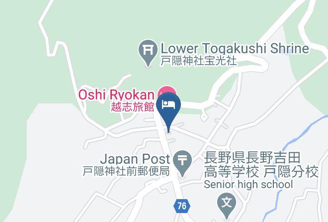 Nagano City - Matsushiros Peoples Hotel Maps