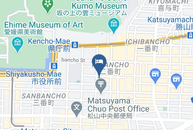 Matsuyama City - Matsuyama New Grand Hotel Maps