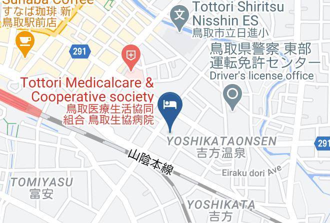 Tottori City - Matsuyasou The Japanese Style Hotel Maps