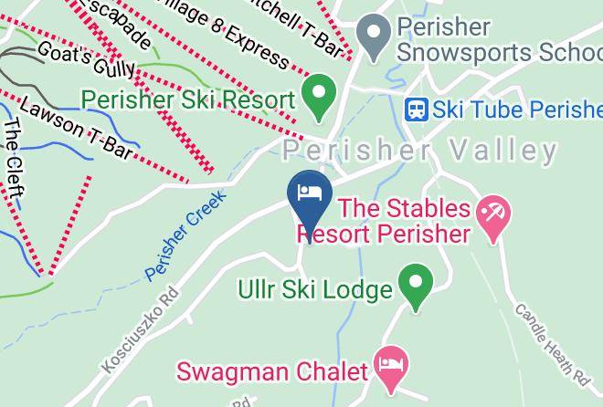 Matterhorn Lodge Perisher Australia Map