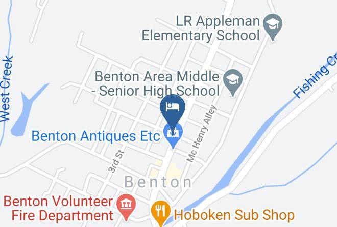 Mattress & Muffin Inn Map