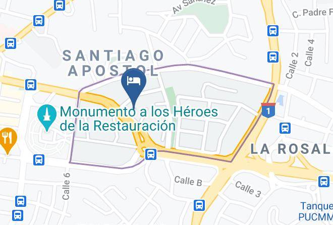 Santiago De Los Caballeros - Matum Hotel & Casino Maps