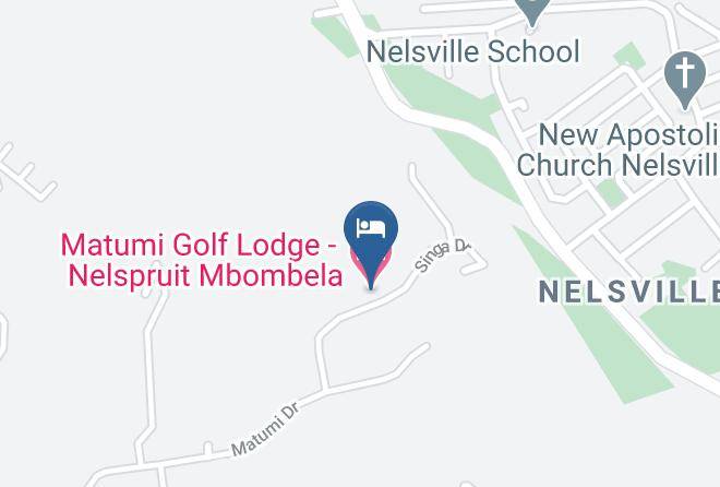 Mbombela - Matumi Golf Lodge Nelspruit Mbombela Maps