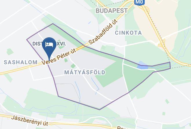 Budapest 16 Kerulet - Matyas Hotel Maps