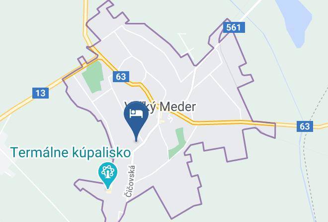 Dunajska Streda - Matyas Pension Restaurant Maps