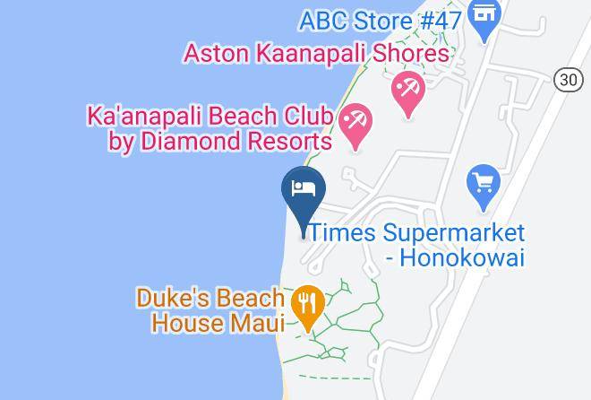 Maui - Maui Beach Condos Maps