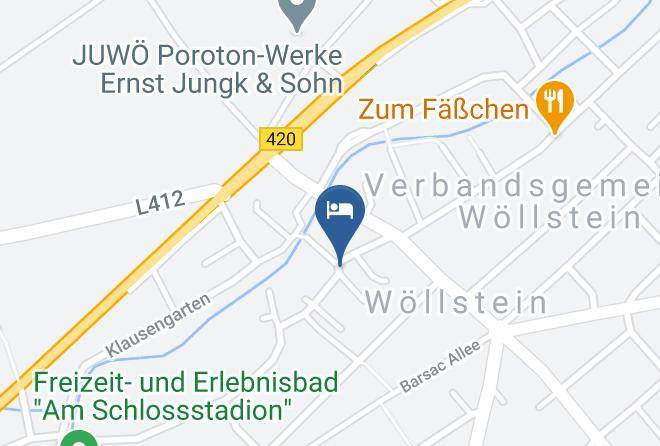 Alzey Worms - Maulbeerhof Gastehaus Maps