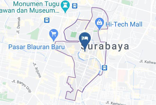 Kota Surabaya - Maumu Hotel & Lounge Maps