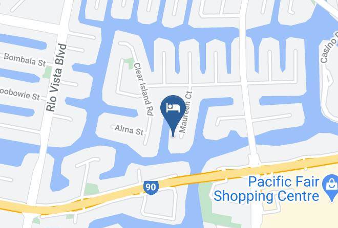 Gold Coast - Maureen Waterfront Holiday Home Maps