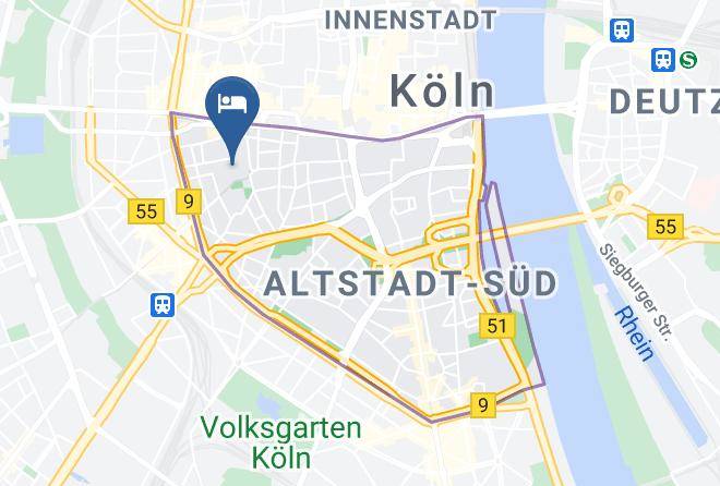 Cologne - Mauritius Hotel & Therme Maps