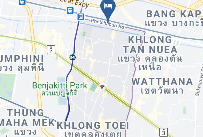 Bang Kapi District - Maven Stylish Hotel Bangkok Maps