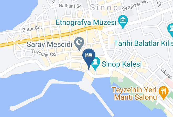 Sinop Meydan Kapi - Mavi Ay Pansiyon Maps