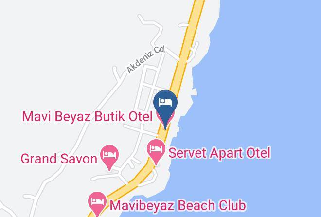 Erdemli - Mavi Beyaz Butik Otel Maps