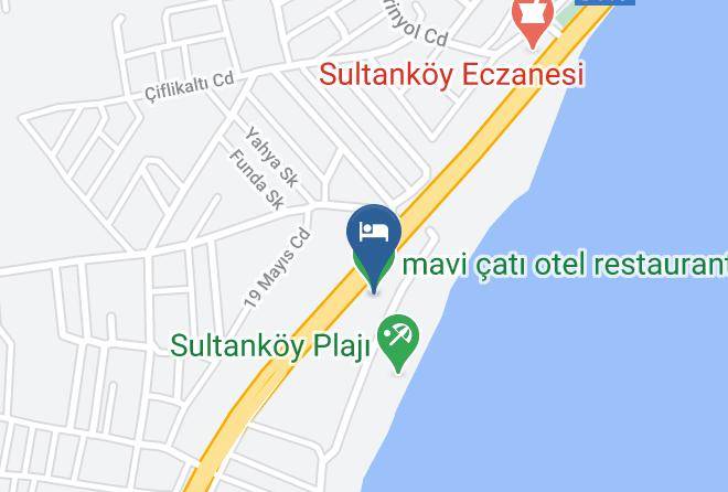 Sultankoy - Mavi Cati Otel Restaurant Maps