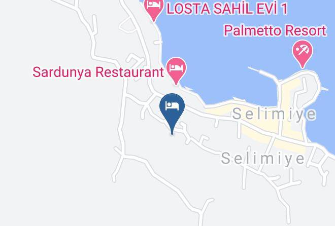 Mugla - Mavi Deniz Konuk Evi Maps